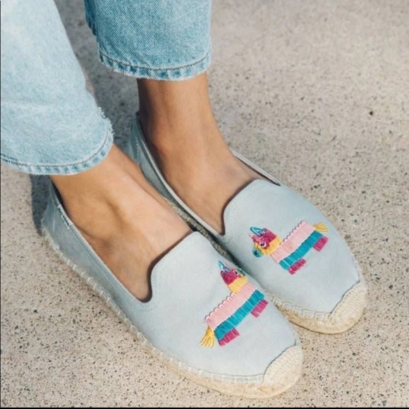 Soludos pinata appliqué espadrilles almost NEW - Picture 1 of 16